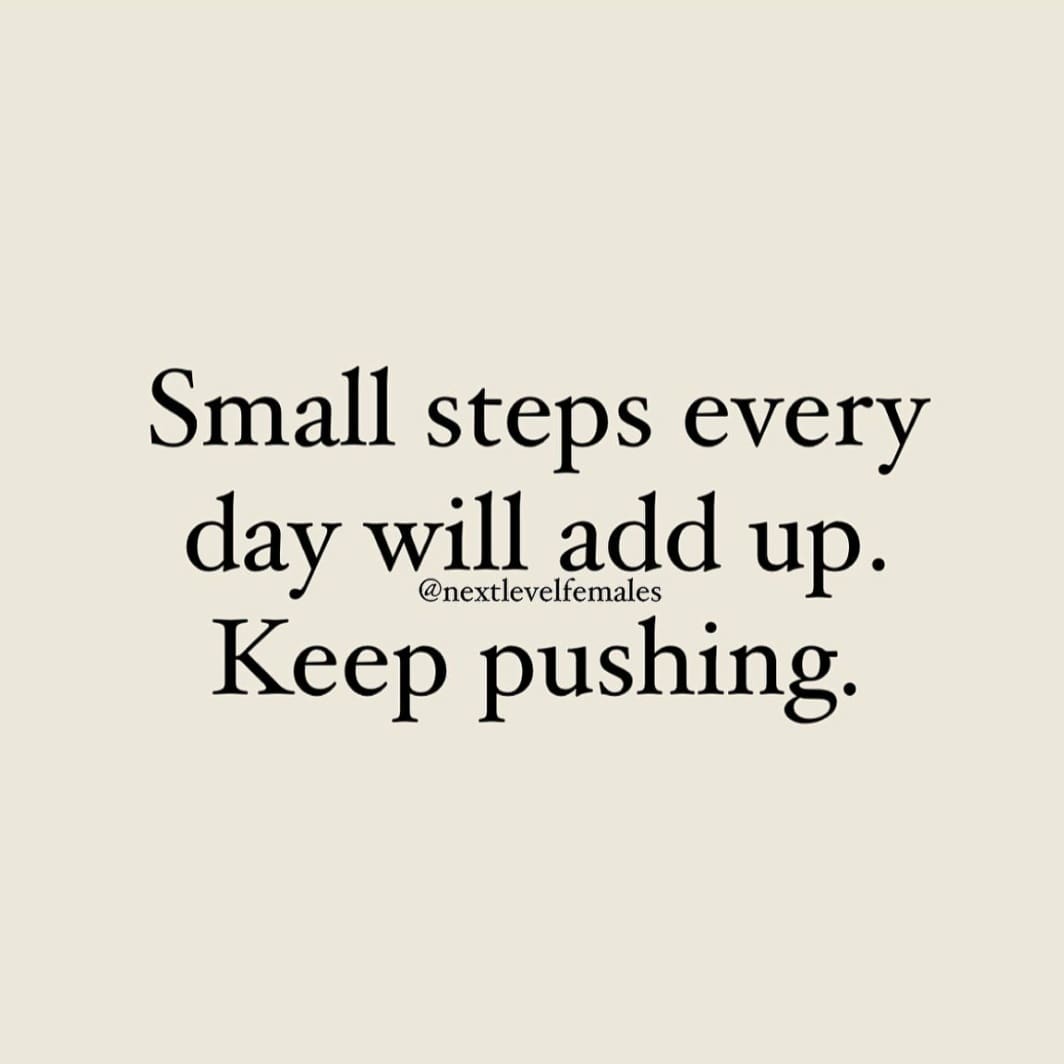 robertofosterja's tweet photo. Every step of the process will add up. Keep going. That's how you will win.
#wiredtowin‼️👊🏾
#goodmorning🌞
#Fosteringrowth🌱
#happywednesday☀️ https://t.co/MulmDAJVzK