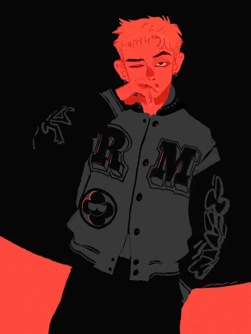 R M
#btsfanart #RM 