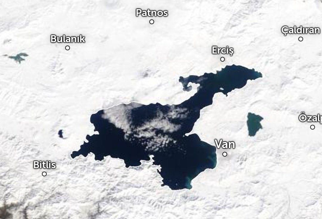 jeogaste's tweet photo. Van Gölü ve çevresinin uzaydan görünen; karlar altındaki eşsiz güzelliği...

06.02.2022 /eumetsat meteosat 11 
#lakeVan #Turkey🇹🇷 https://t.co/KoVzZMWTbz
