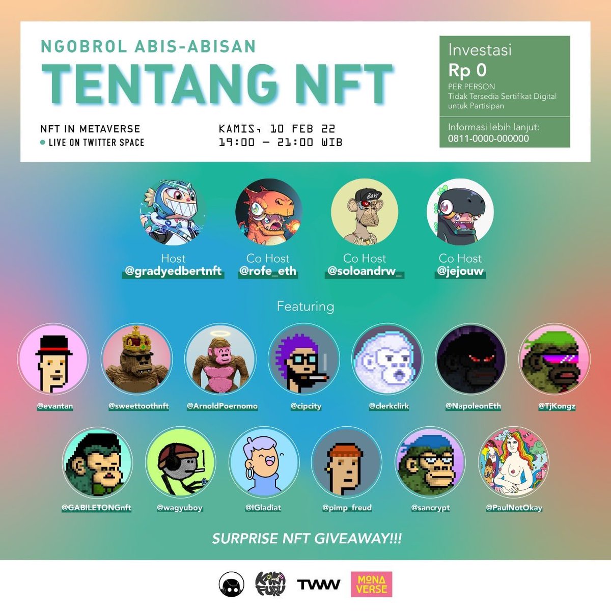 See ya all tomorrow with <a href="/KarafuruNFT/">Karafuru</a> <a href="/thirdworldwhale/">Third World Whales 🐳 3WW 🐳</a>✨Dont forget to RT this and tag your 3 friends to claim free nft from me 😉🪐✨👈🏻