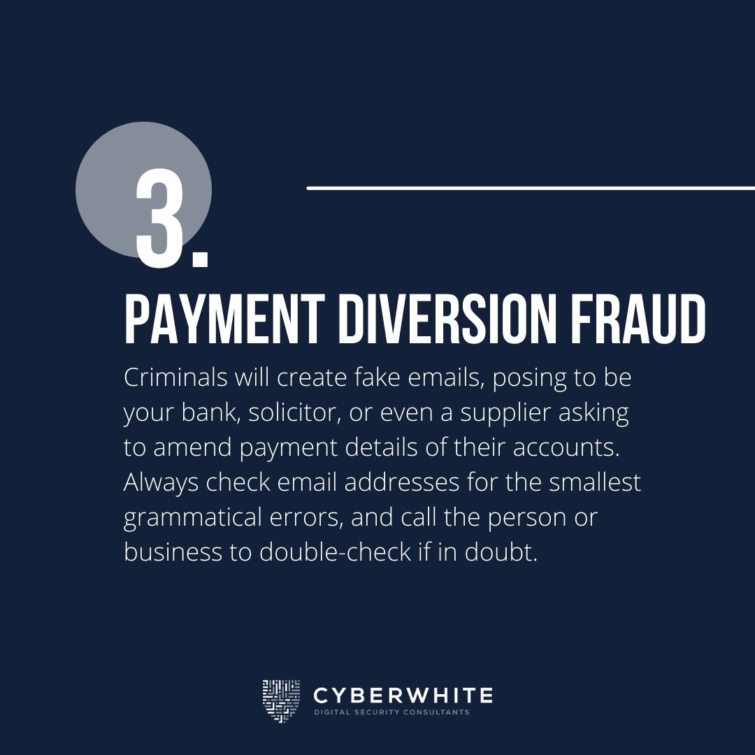 CyberWhiteLtd's tweet photo. ❗️3 Top Phishing Scams to Look Out For in 2022 ❗️

Phishing scams account for up to 90% of all cyber security attacks, so here are our top 3 scams to look out for in 2022 👨‍💻 https://t.co/EReRX0ngmg