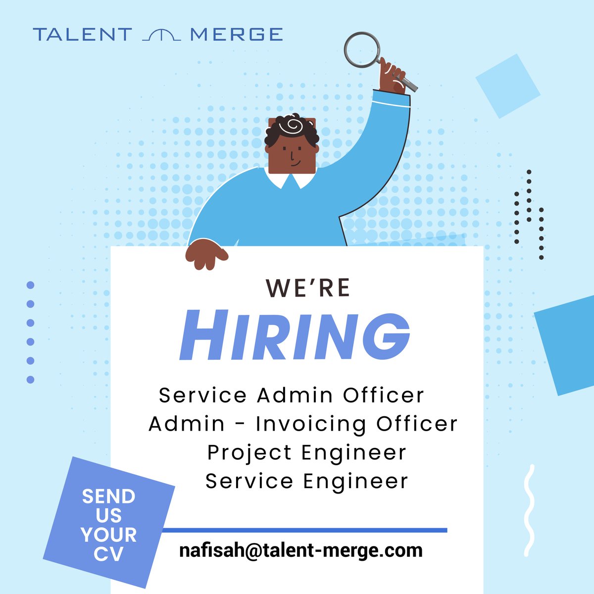 VirVit2's tweet image. Many job openings available!
For Interested Candidates, send your CV to: nafisah@talent-merge.com. 

Download Virvit app to view other job opportunities and apply via video resume today! 

#serviceadminoffer #serviceadmin #adminjobs #projectengineer #sgjobs