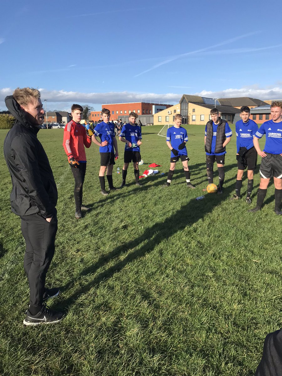 1-0 up at HT away at @Wilberforce_PE Plumbing student Sam Goodhand with the goal @NorthLindsey