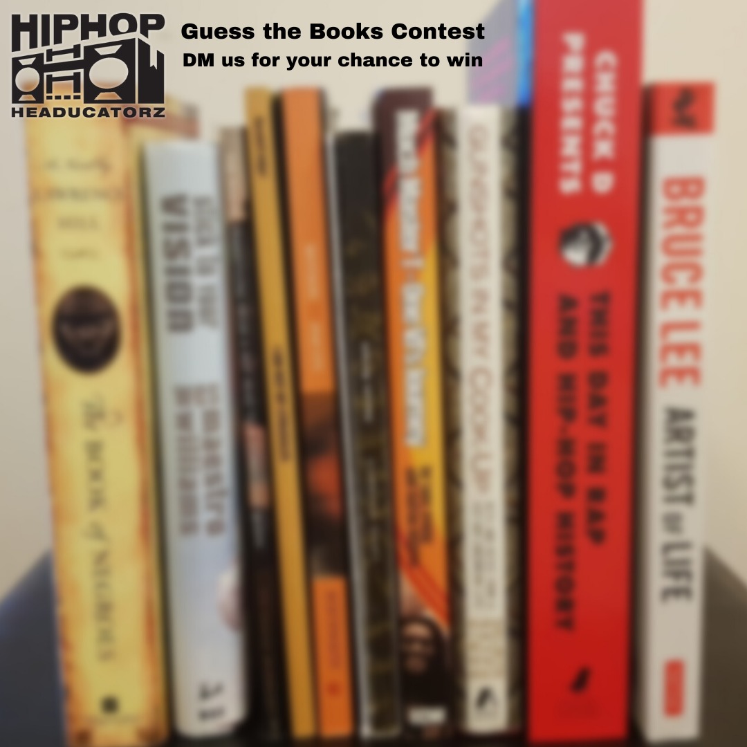 chasemarch's tweet image. MikeAll has some great books on his bookshelf. How many can you name? The person who DMs us with the largest correct number of titles will win a free copy of the new @headucatorz album #HeadOfTheClass"
