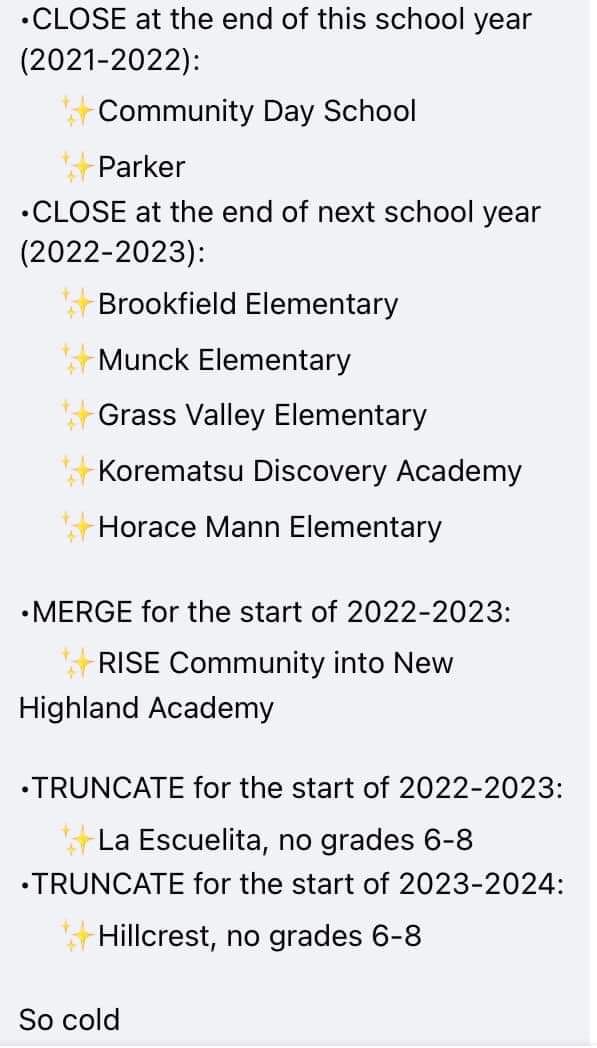 Let's normalize investing in our schools, not closing then down in Black and Brown communities because we want to save money. 

Let's normalize electing school board members that believe strongly in our youth and put future. 

Oakland, CA. <a href="/BadassTeachersA/">Badass Teachers Asso</a> #Tbats