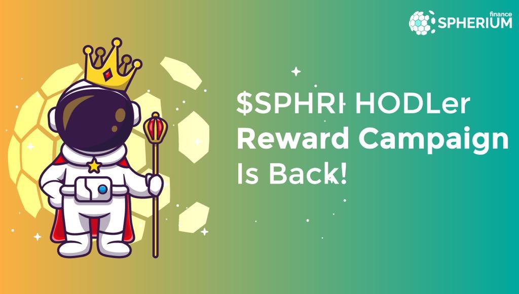 SpheriumFinance's tweet photo. A prize pool of 30k $SPHRI coming in hot🔥

$SPHRI #HODLer Reward Campaign is coming back on #BinanceSmartChain to celebrate our #pancakeswap #listing 👏👏👏

The 3-Tiers are back again and so are the rewards 💰💰💰

🚨Buy &amp; #HODL🚨 $SPHRI 👇

https://t.co/QbngpNL6P8 https://t.co/WFwBCJ8WZa