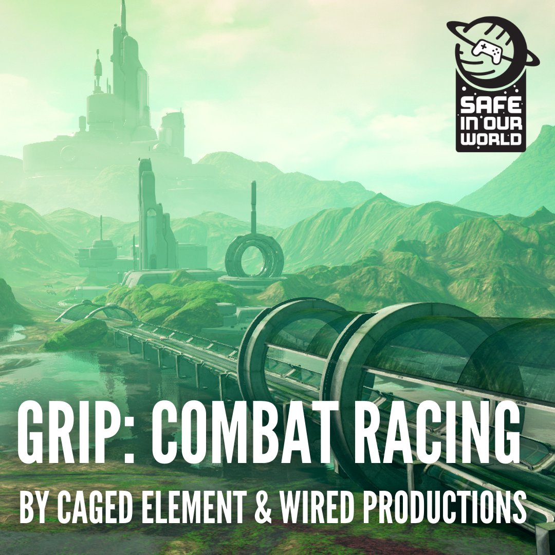 SafeInOurWorld's tweet photo. Let's showcase the amazing games in our #SafeInOurWorldBundle ♥️
Next up is GRIP: Combat Racing from @WiredP! 🏎️ An epic fusion of anti-grav and racing chaos, you can challenge your opponents both on the ground and in the air. Or even on VR.
🎮https://t.co/xqTb8tPNxL https://t.co/3JmjdMkbvg