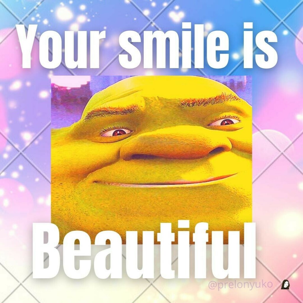 Daily Inspirational Shrek Meme on X: Follow @prelonyuko for fresh original  Shrek content💚🙏🏻  / X