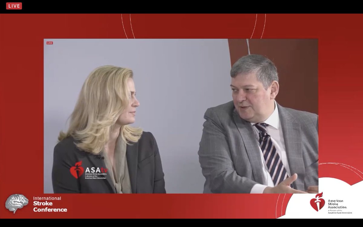 Our very own <a href="/TudorGJovin/">Tudor G. Jovin, MD</a> leading a discussion with Dr. <a href="/Robin_Novakovic/">Robin N</a> at #ISC22 about the current (and FUTURE) state of neurointerventional fellows.

How do we prepare residents?
Do we need a formal match?
What do you think??

<a href="/AHAMeetings/">AHAMeetings</a> <a href="/SVINJournal/">Stroke: Vascular and Interventional Neurology</a> <a href="/svinsociety/">SVIN</a>