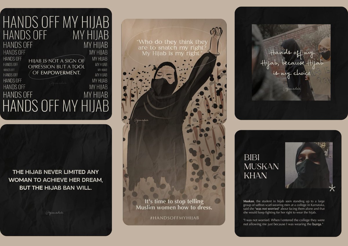 SoheraTabassum's tweet photo. The hijab never limited any women to achieve her dream, but the hijab ban will....
#EducationMyRight https://t.co/QvxkBlc16C