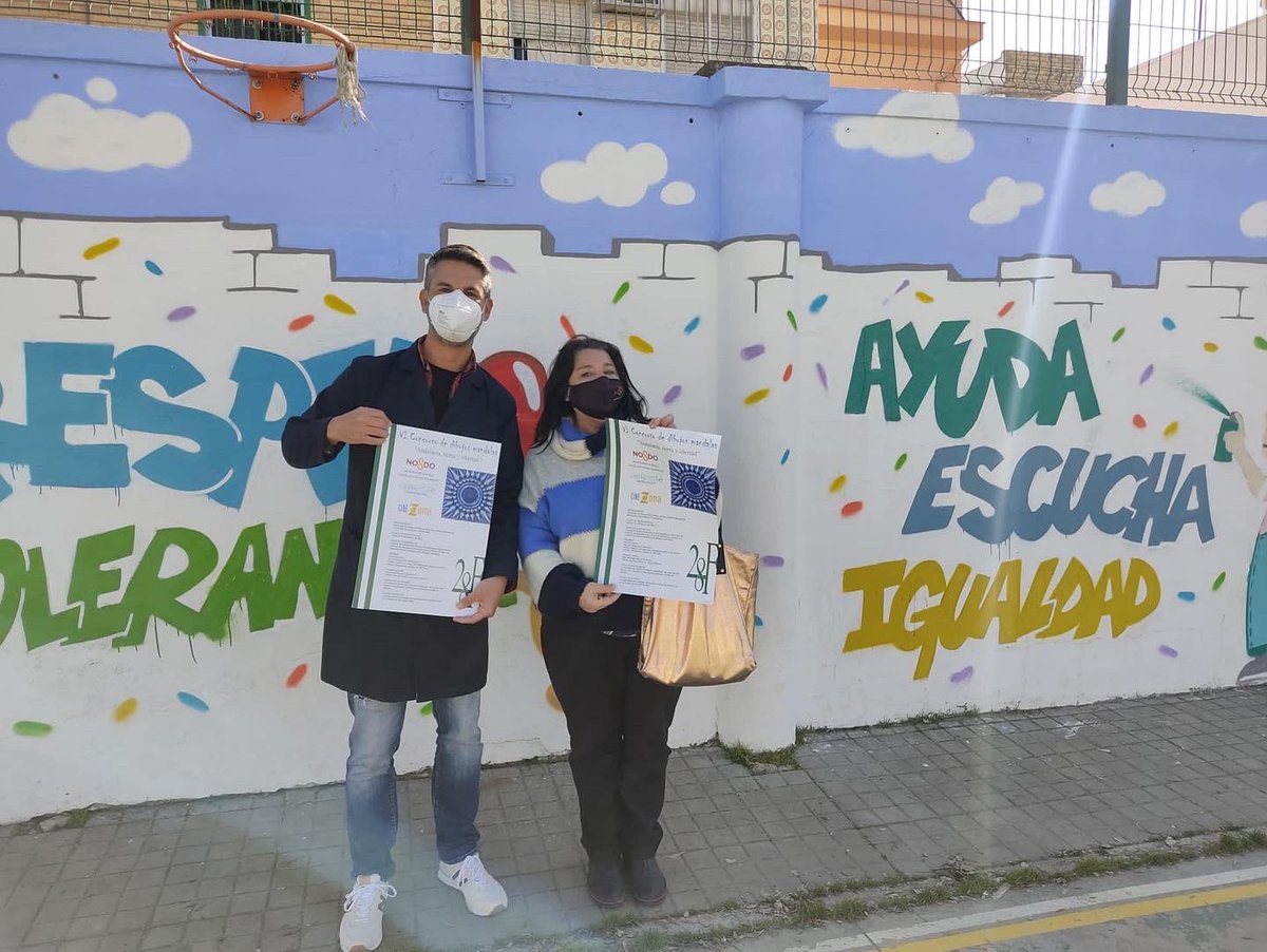 Hoy hemos dado difusión de las actividades que  realizará el Distrito con motivo del 28F por los centros educativos. El director del  CEIP Tierno Galvan mostró su entusiasmo con la iniciativa.
#ActividadesFebrero
#28F
#estealcosatorreblanca