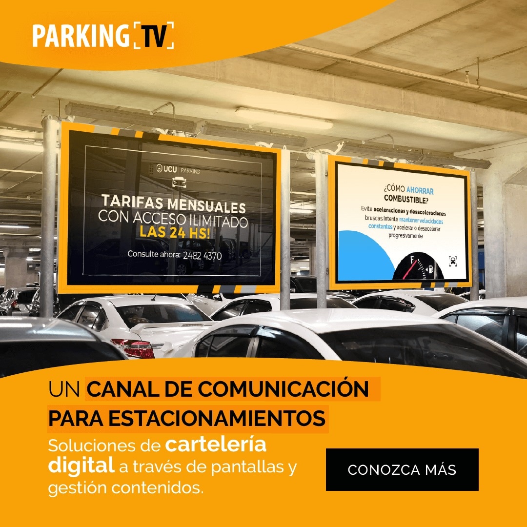 ¡Comience a digitalizar su #parking hoy mismo! 🅿️

Un servicio completo para que pueda comunicarse con sus clientes de una forma atractiva a través de pantallas 

✔️ Más info: bit.ly/3uakZWF

#parking #estacionamiento #uruguay #gestion #carteleriadigital #parkingtv