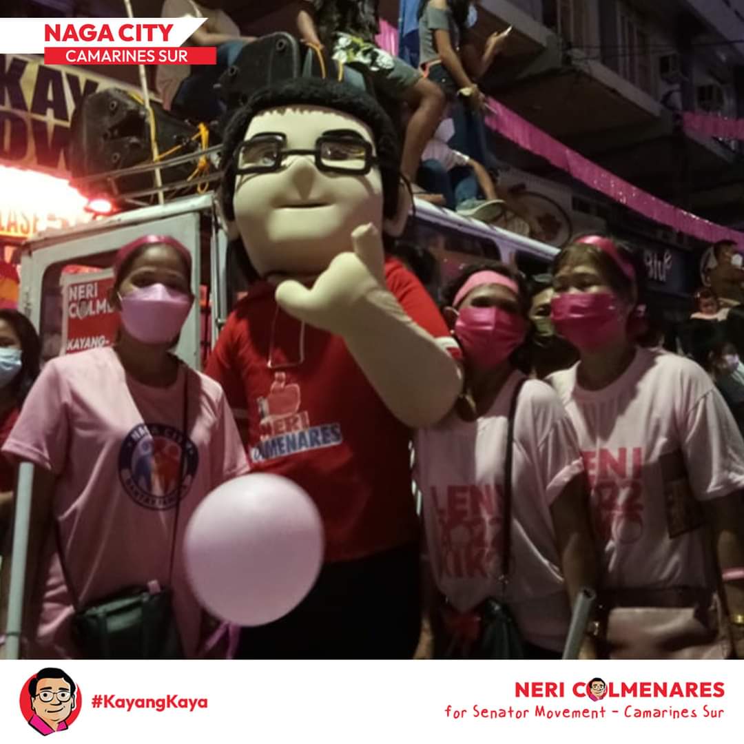 Si Atty. Neri Colmenares, yaon man kasubanggi sa Plaza Quezon, Naga City!

#KayangKaya ipanalo sa Senado, Neri Colmenares!

<a href="/ColmenaresPH/">Neri Colmenares⚖️ #BayanMunaPartylist</a>

#WeWantNeri #Colmenares4Senator
#LabCoSaSenado2022
#MakabayangPagbabago2022
#LeniKiko2022
#Makabayan4LeniKiko