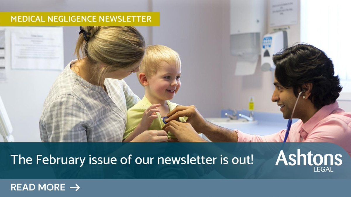 The February issue of our #MedicalNegligence newsletter is out! Find out how we've been able to help our clients, updates from the team and more: bit.ly/3rAbxdt #Suffolk #Norfolk #Cambridge