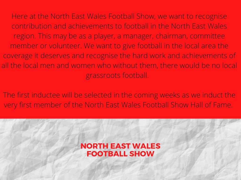 North East Wales Football Show tweet media