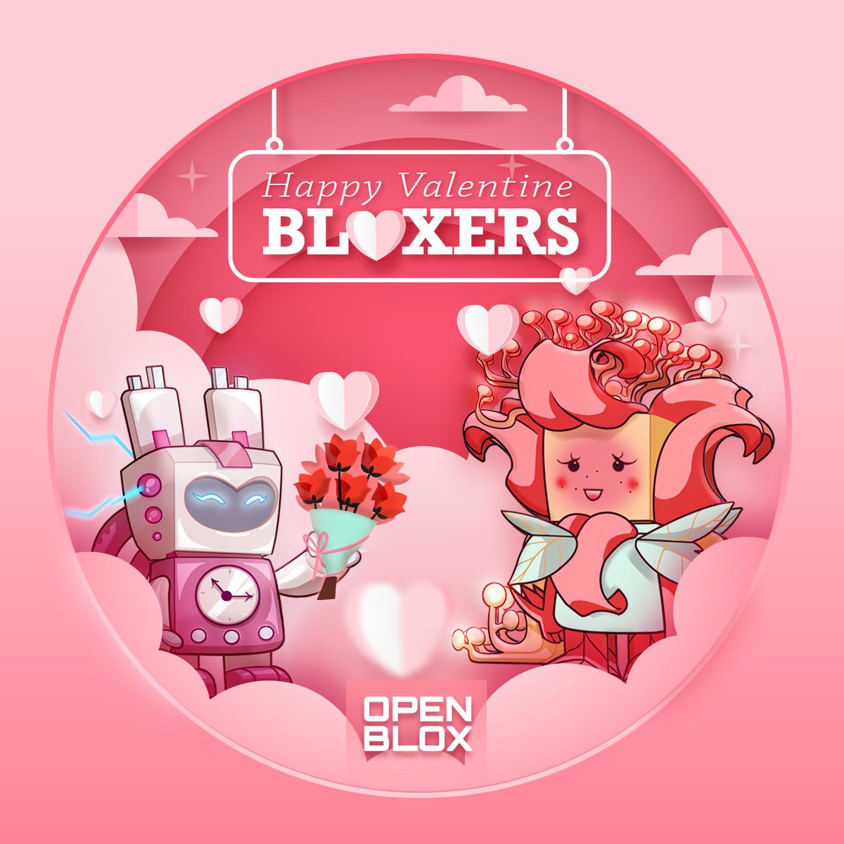 Valentine's Day is coming soon, and to share the love, we're running a #NFT giveaway. ♥️

Show your love for OpenBlox with a Valentine-themed image and share it with #LoveFromOpenBlox. 

 Join here: gleam.io/idOAE/openblox…

Until Feb 15th. 50 winners. Good luck!🍀