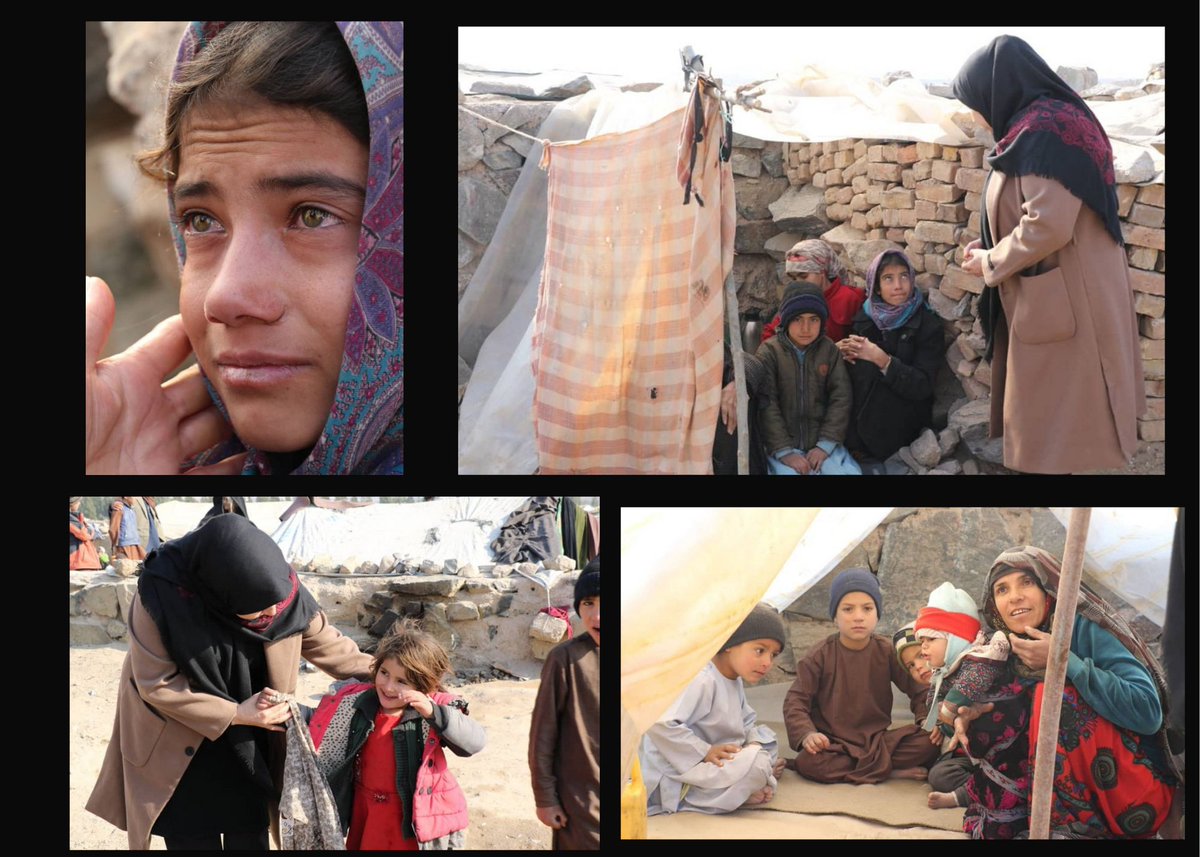 As I sit in the warmth &amp; safety of my home, I look outside&amp; see the cold winter's snow-- which for me looks beautiful but is a painful reminder that millions of women &amp; children in #Afghanistan are on the cold streets without proper clothing, no food, medicine, shelter or hope.