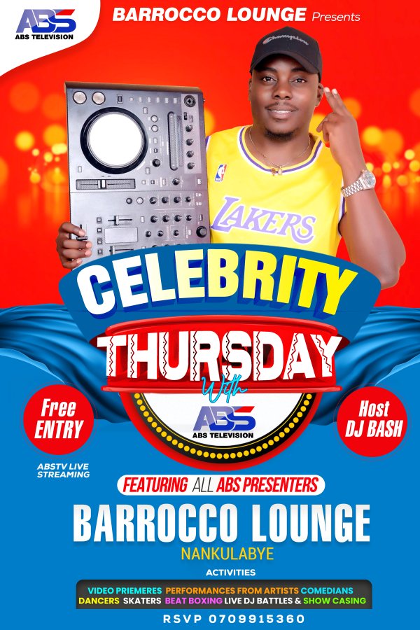 AbstvU's tweet photo. Thursday plot
Abstv family will be with @DjBashUg https://t.co/fsDVbNjOme