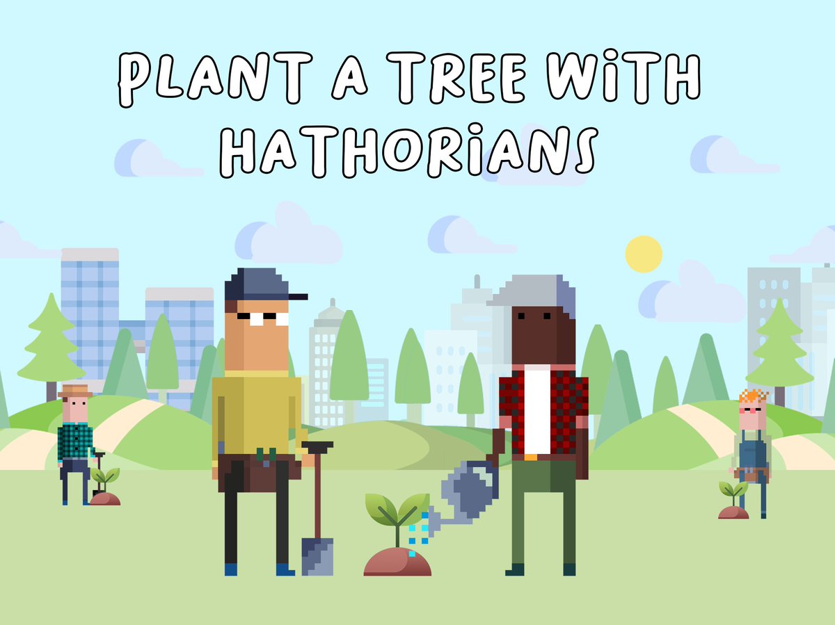 $HTR What if I tell You, You can plant a tree with us?
Our project will be minted on <a href="/PhysisOne/">Physis One</a> platform, and they will plant trees for selling our NFTs!
Isn't it great?! :)

#NFTs #NFTCollection #NFTCommunity  #NFTProject #hathorians