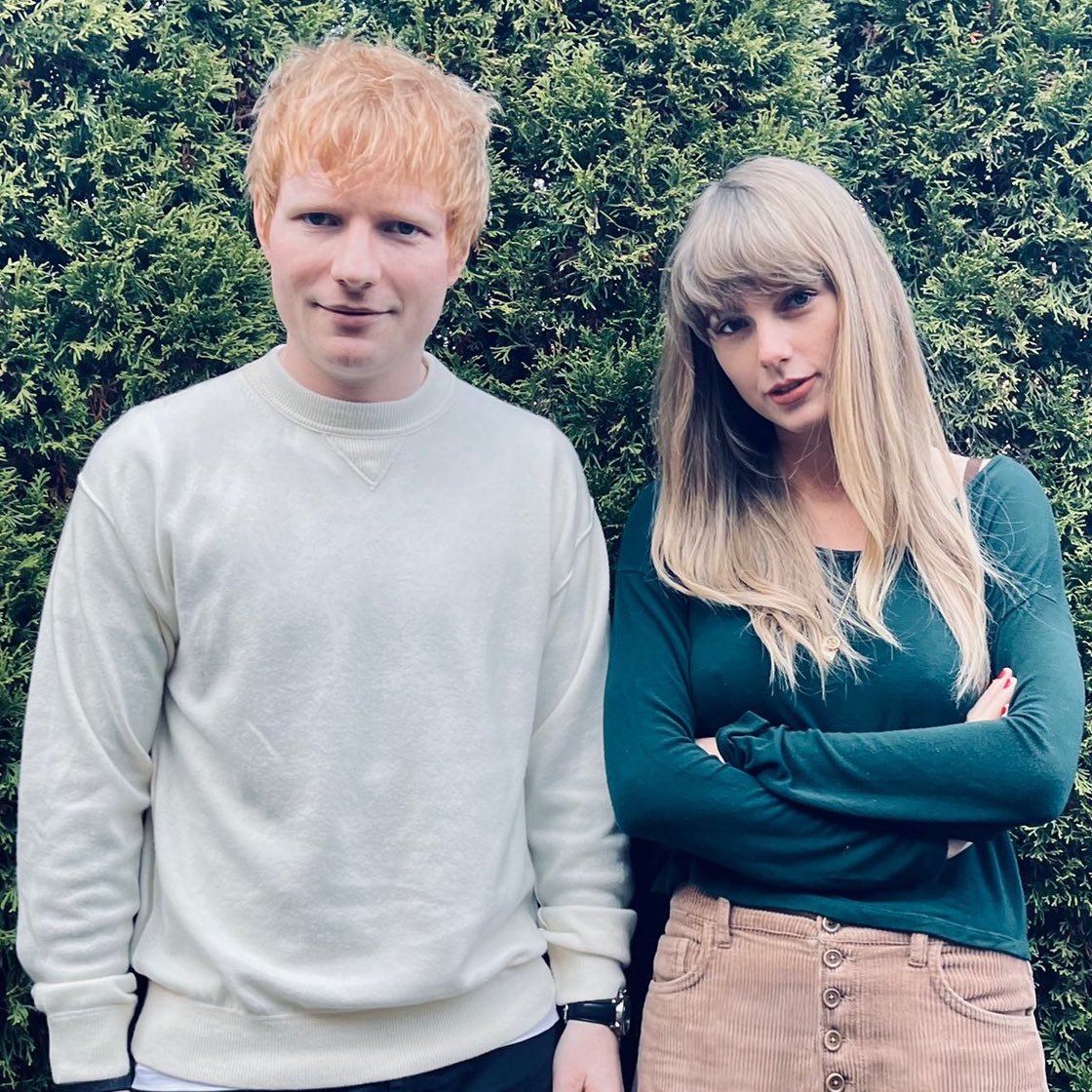 TSwiftLA's tweet photo. 📸 | Some of the teasers Ed Sheeran and Taylor Swift shared hinting at “The Joker And The Queen” collaboration https://t.co/l3vel22fUB