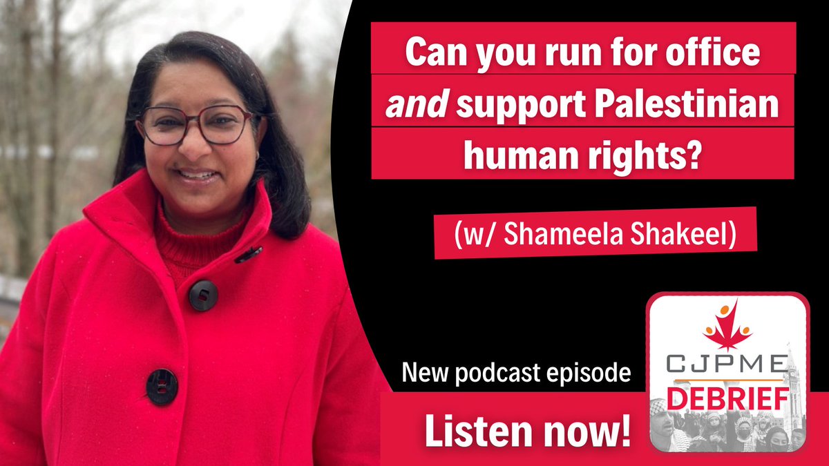 🎧🔊 New podcast ep: <a href="/ShameelaShakeel/">Shameela Shakeel</a> was disqualified from an <a href="/OntLiberal/">Ontario Liberal Party | Parti Libéral de l'Ontario</a> nomination race following a smear campaign over her support for Palestinian human rights. She joins us to talk about that experience. Listen and subscribe: buzzsprout.com/1882083/100381… #olp #onpoli