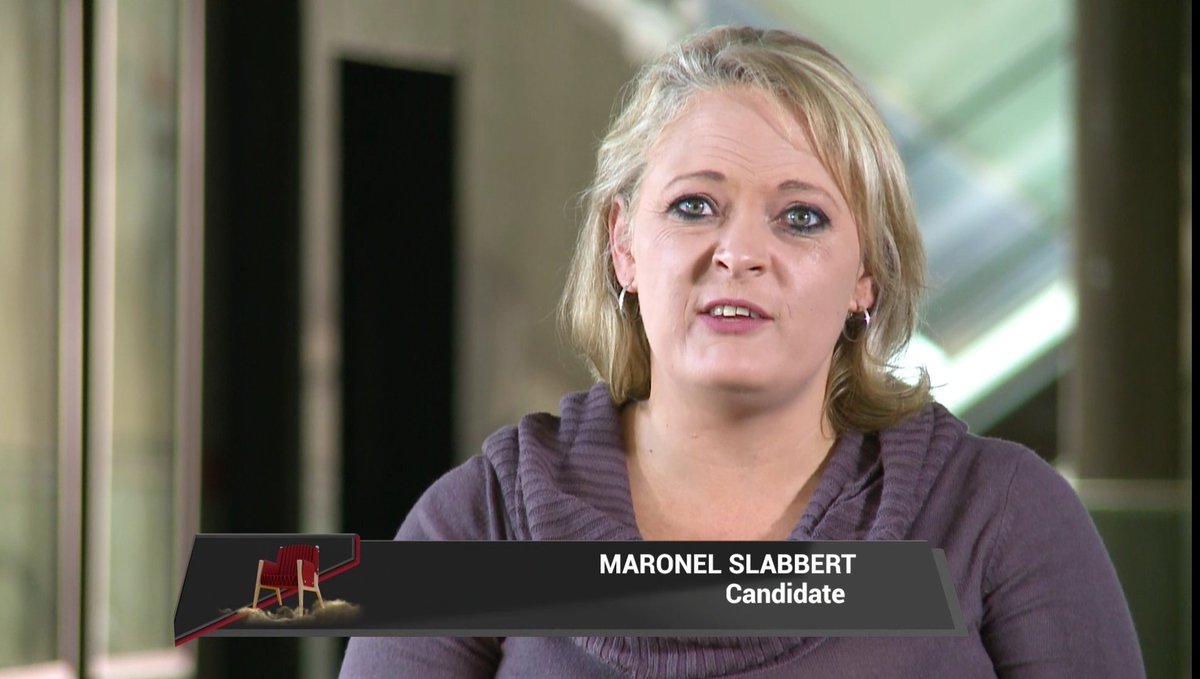 thechairsabc1's tweet photo. Like many South Africans in the workforce, Maronel Slabbert got retrenched when the pandemic hit and has been job searching ever since. She's a single mother who's desperately looking to provide for her kids.

#TheChair #TheChairSabc1 https://t.co/HzmfjNckNy