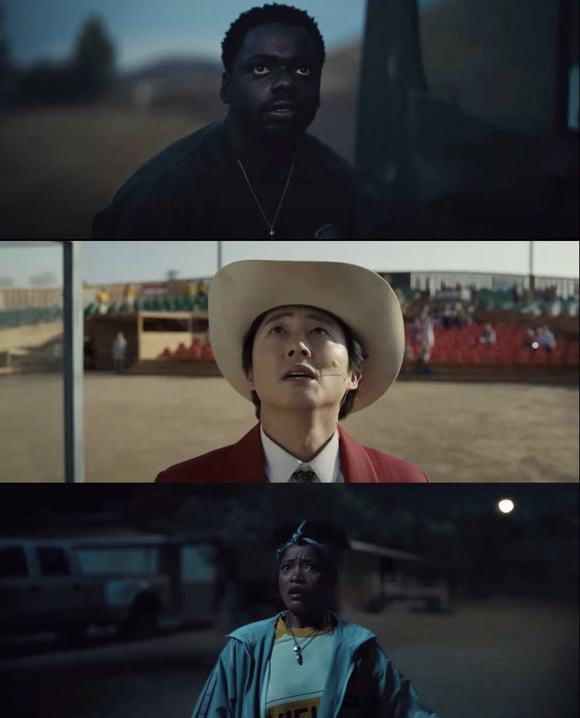 Melas411's tweet photo. First look at Jordan Peele’s “NOPE”

Trailer coming out on Super Bowl Sunday!

#JordanPeele #NOPE #SuperBowl https://t.co/AEL8bOeAgK
