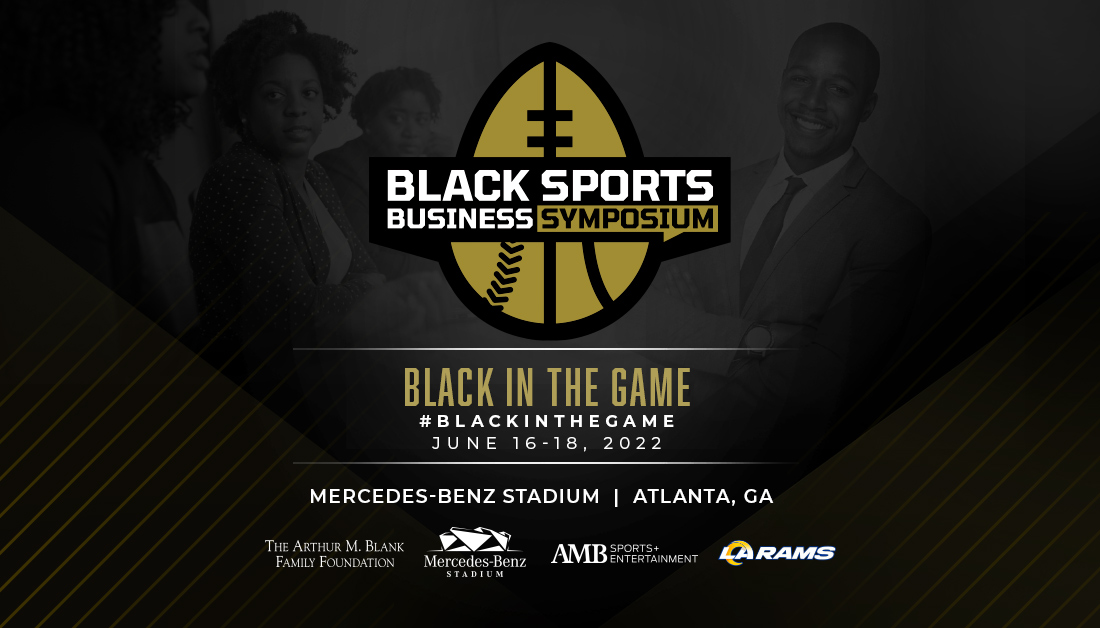 BlackSportsBiz's tweet photo. It's a whole new ball game. 🏈⚾🏀

The inaugural Black Sports Business Symposium takes place June 16-18, 2022 at Mercedes-Benz Stadium (@MBStadium) in Atlanta, Georgia.

Learn more at https://t.co/MHtZK66V71. #BlackInTheGame https://t.co/TTGILCOuQN