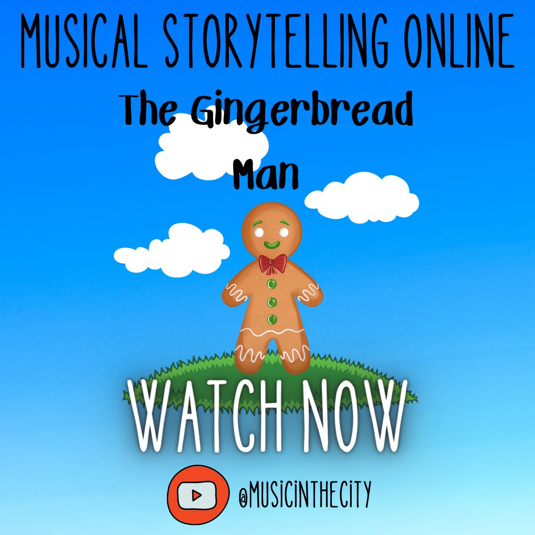 We are so excited to share our first online Musical Storytelling video! Watch and listen as we tell the story of The Gingerbread Man with musical sound effects. Just follow the link below- 
youtu.be/96KESxSC1bc