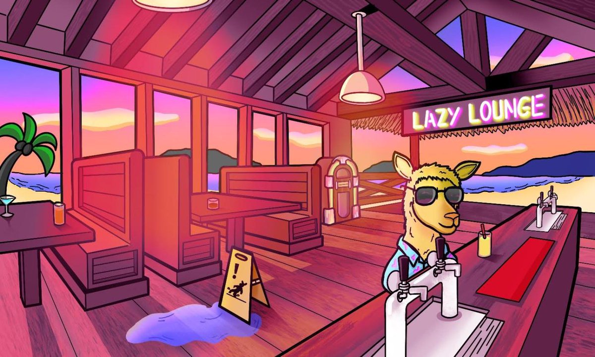 skunku5's tweet photo. Be ready for the #lazyisland awoo! 🏝️🚀
Catch me at the bar, drinks on me! 🍸🍸🍸 #lazytoken LFG #lazyllamas @LazyLlamasCNFT 
🦙🏝️
#cnftproject #CNFTCommunity #CNFT #NFT #CNFTCollection #ADA #CardanoNFT https://t.co/CQe7XwX5jR