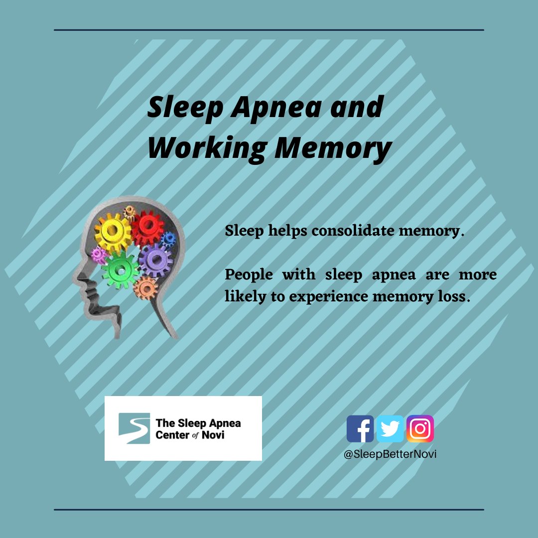 SleepBetterNovi's tweet photo. Having difficulties remembering what you were doing or staying on task? Rule out sleep apnea today!
.
.
.
#memory #sleepbetternovi #sleep #OSA #CPAP #snore #michigan #doctor https://t.co/qIknOvSMBO