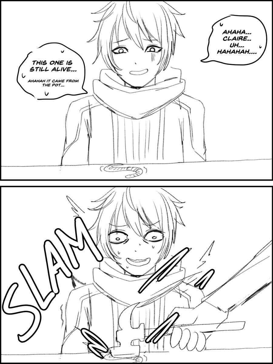 Headcanon where Claire is bad at cooking and after this night, she was banned from the kitchen