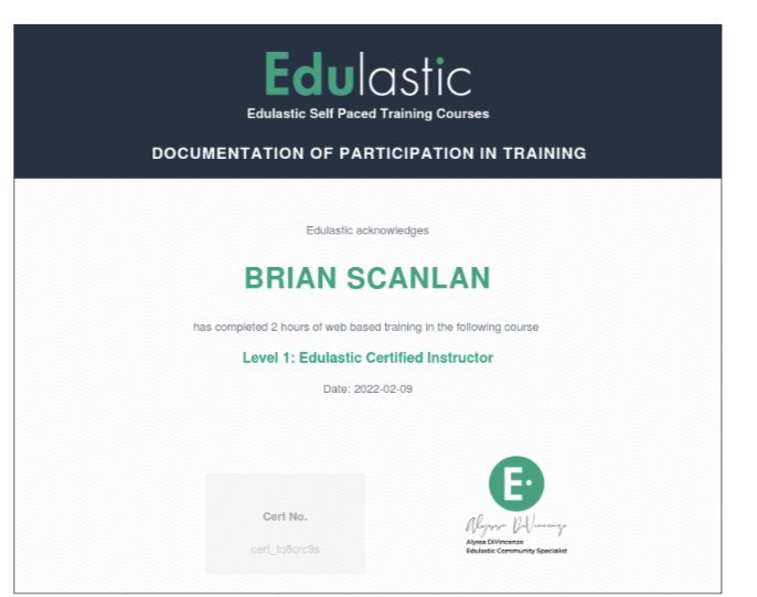 ScanlanSTEM's tweet photo. Just completed the a Level: 1 @Edulastic Certified Educator Course. Excited for some of our teachers to take the course! https://t.co/XFk9rdO8FU