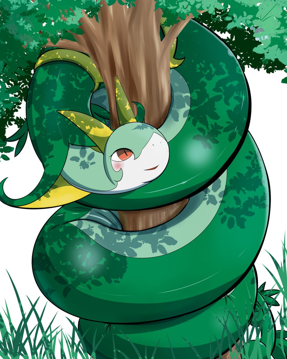 ポケモン ジャローダ 手描き イラスト A4大サイズ ジャローダ Ar