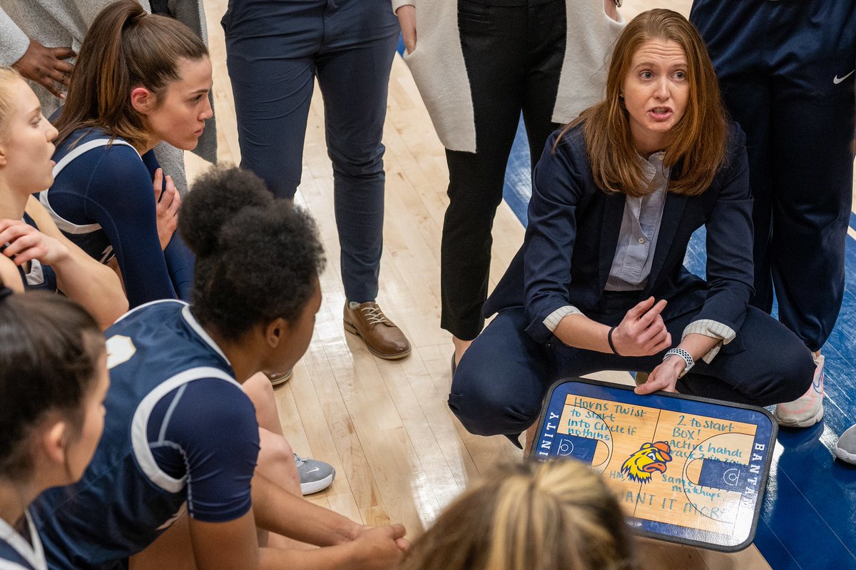BantamSports's tweet photo. Congratulations to @trincollwbb Head Coach Emily Garner on Being Named WHoopDirt National Division III Coach of the Week https://t.co/92aolry8u9