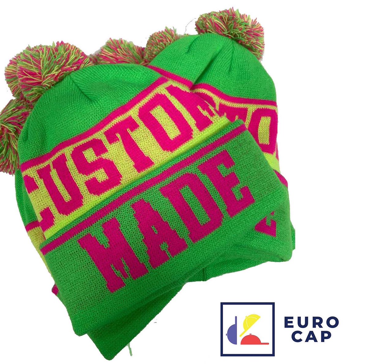 Our customisable bobble hats! Low minimum order with a variety of colours to choose from! Available now. 

Follow us on Instagram- @eurocap_ltd_ 

#bespoke #custommade #madeinuk #madeinengland #lowminimumorder #hat
