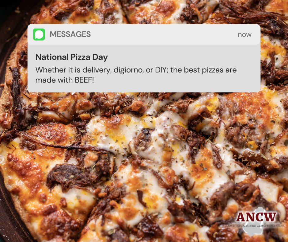 Whether it is delivery, digiorno, or DIY; the best pizzas are made with BEEF! #NationalPizzaDay