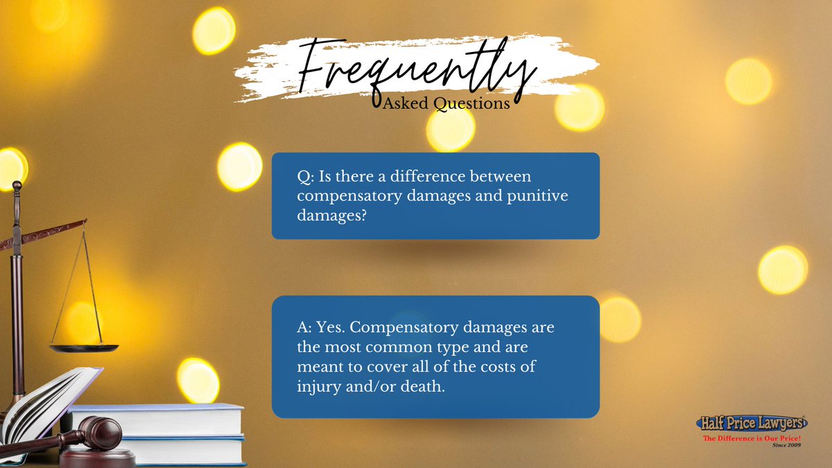Punitive damages occur when the jury feels that the accident or death occurred because of intentional or horribly negligent actions. The damages are intended as punishment and to serve as a deterrent. The amount rewarded is often greatly exceeded the costs of the injury or death.