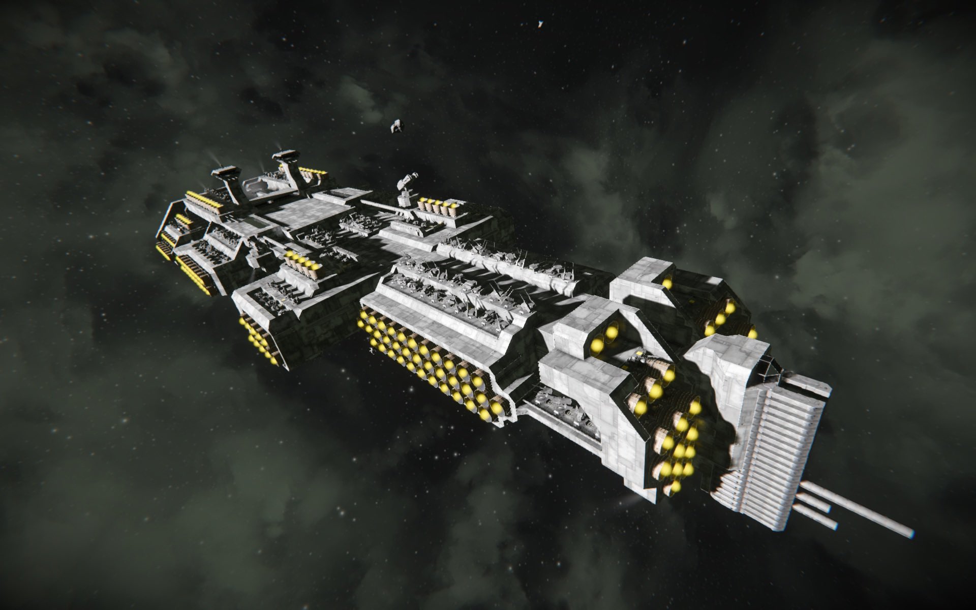 Space Engineers Large Ship Goliath Supercarrier (Space Engineers)