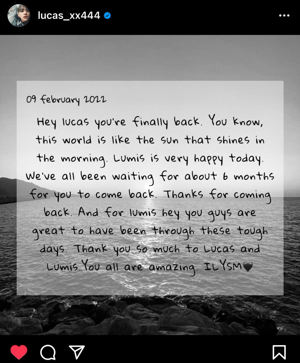 xxirubi's tweet photo. Thank you #LUCAS &amp; Lumis🤍🖤 https://t.co/NLeLqBKkcY