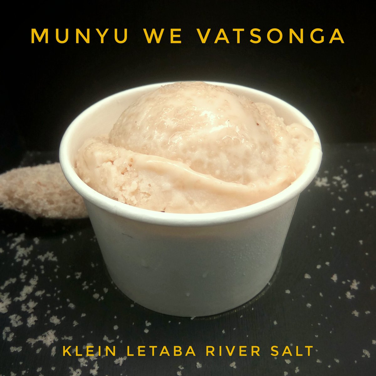 Ok so here's is something quite amazing. Someone gifted me some salt from Tsonga folx in Limpopo, SA

It's a complex  experience of flavour    as it's harvested from water that flows through salty earthy with a range of minerals beyond  NaCl.
1 of my all time favourite ice creams