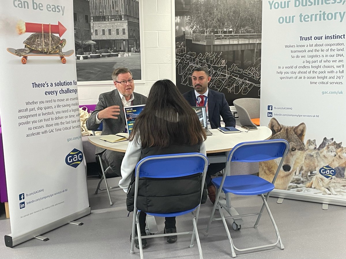 GAC UK is at @Logic_School this afternoon with @BIFA and other freight forwarders to promote the valuable career opportunities available to students within the freight forwarding sector.