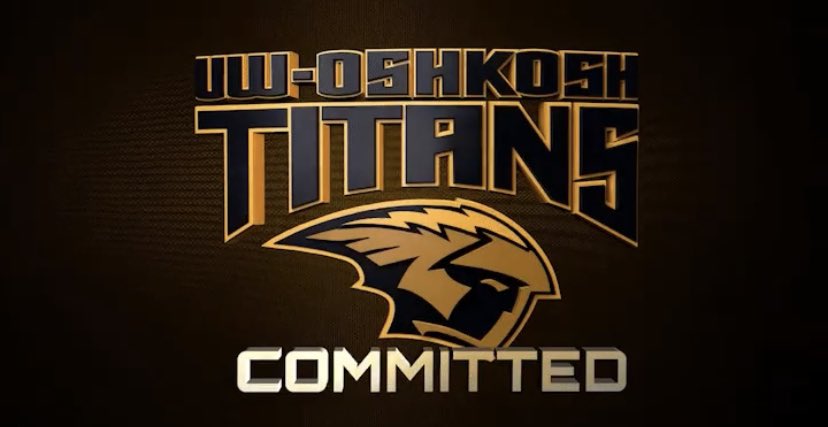 Extremely excited to announce my commitment to UW Oshkosh. I’d like to thank everyone that has helped me get to this point in my life. Football has inspired me to be the best version of myself and I’m so glad that I get the opportunity to take it to the next level. Go Titans🏈