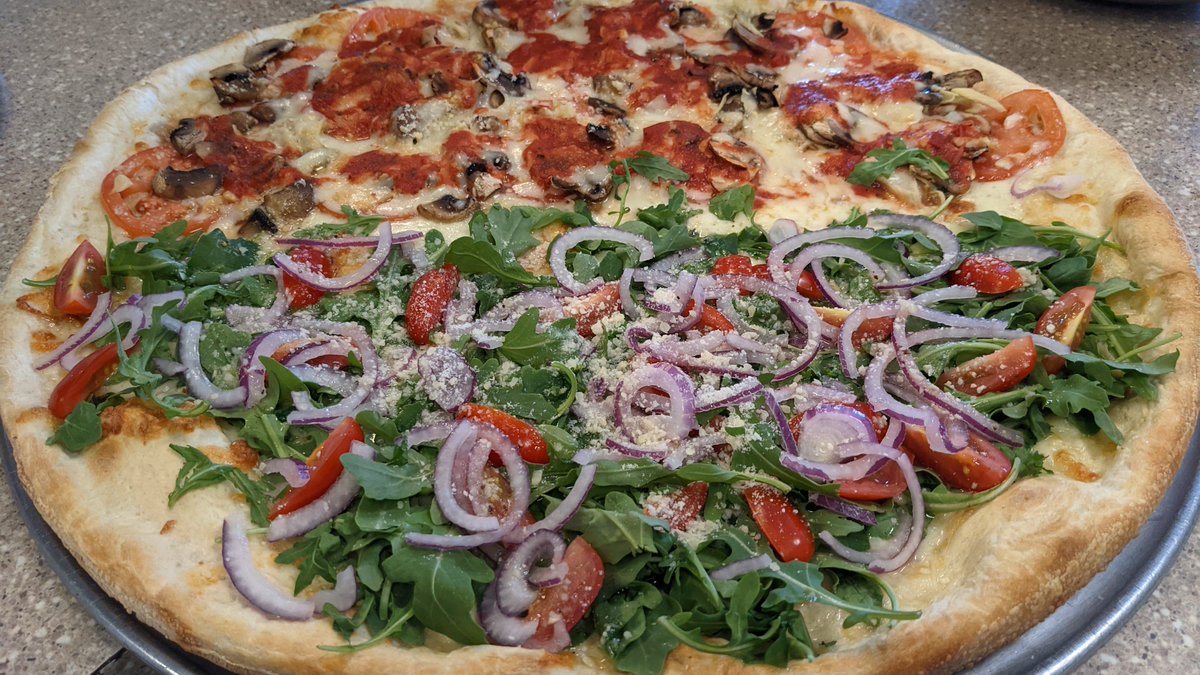 PastaNJ's tweet photo. Primavera’s Restaurant & Pizza on #Google National Pizza day #NationalPizzaDay
We Deliver (908) 486-7466 #PastaNJ Linden NJ. 1111 W. St Georges Ave near Clark, Cranford and Rahway Borders. Off Garden State Parkway exit 136. Plenty of Free Parking https://t.co/OUHK8tCJdp https://t.co/TbBMmKwfDs