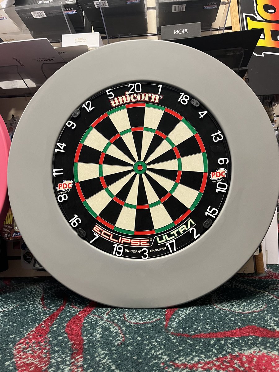 Dartsshopsth's tweet photo. On offer, BUY A UNICORN ULTRA #Dartboard &amp; get any colour surround worth £28, #FREE , ultra boards £75, £10 Uk delivery , if you cant get in ,  Only a few available, https://t.co/CtIRlSeXjD