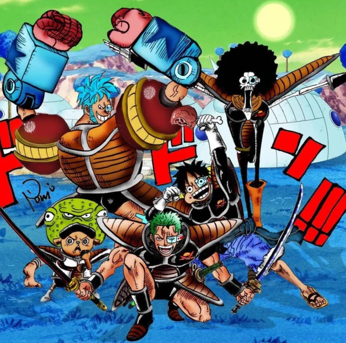 麦ニュー特選隊!海外の人が塗ってくれたよ#ワンピース #ONEPIECE #DRAGONBALL 