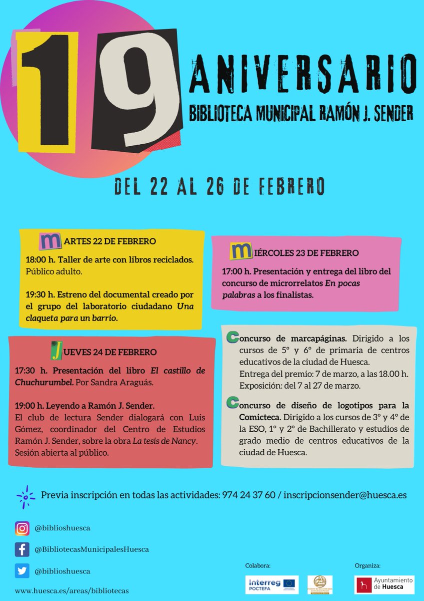Bibliotecas Huesca tweet media