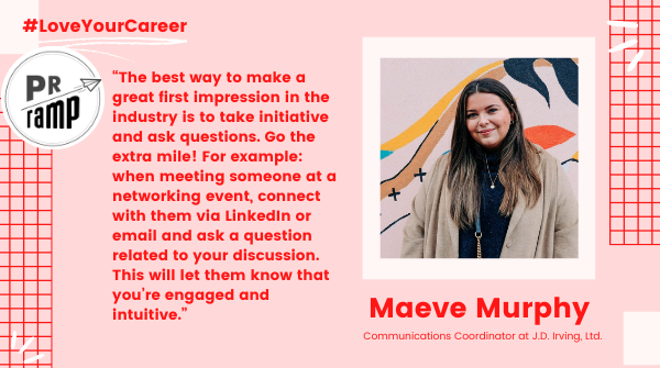 Do you believe in love at first sight? Our mentor Maeve Murphy offers some advice on how to get everyone at your networking event fall head over heels:

#LoveYourCareer