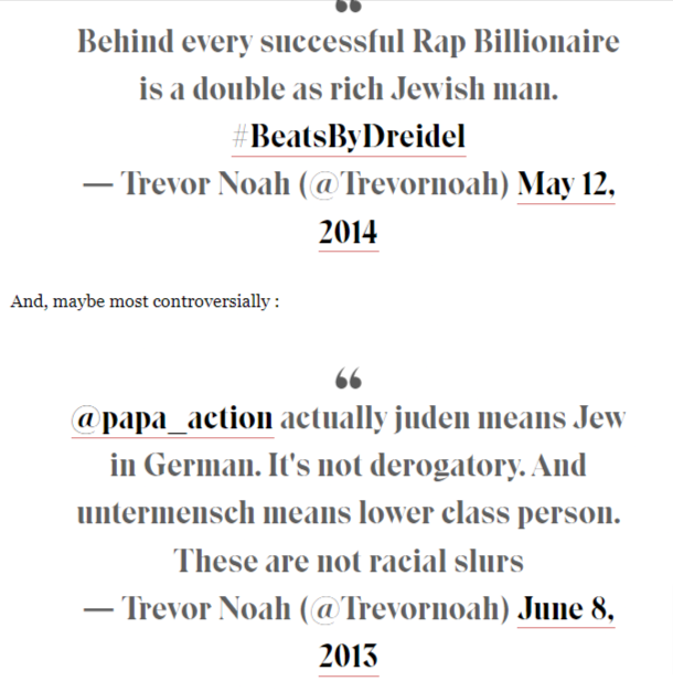 neontaster's tweet photo. You piece of fucking shit @Trevornoah https://t.co/TnDT0BHptt