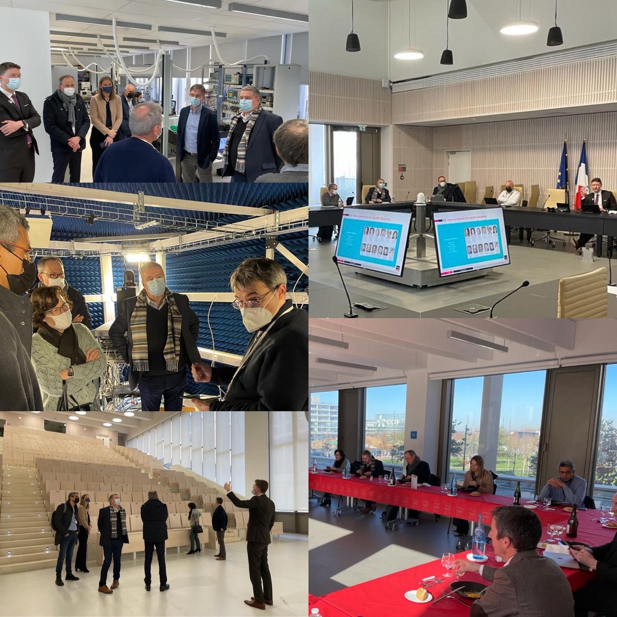 nicogla's tweet photo. Super visite aujourd'hui de l'équipe @Orange à @TelecomParis ! Nous partageons des racines, une histoire, et des objectifs, et ce fut l'occasion de faire le point sur nos partenariats aussi avec @IMTFrance &amp; @IP_Paris_  pour renforcer nos liens institutionnels ou personnels https://t.co/e47c4UxrrV